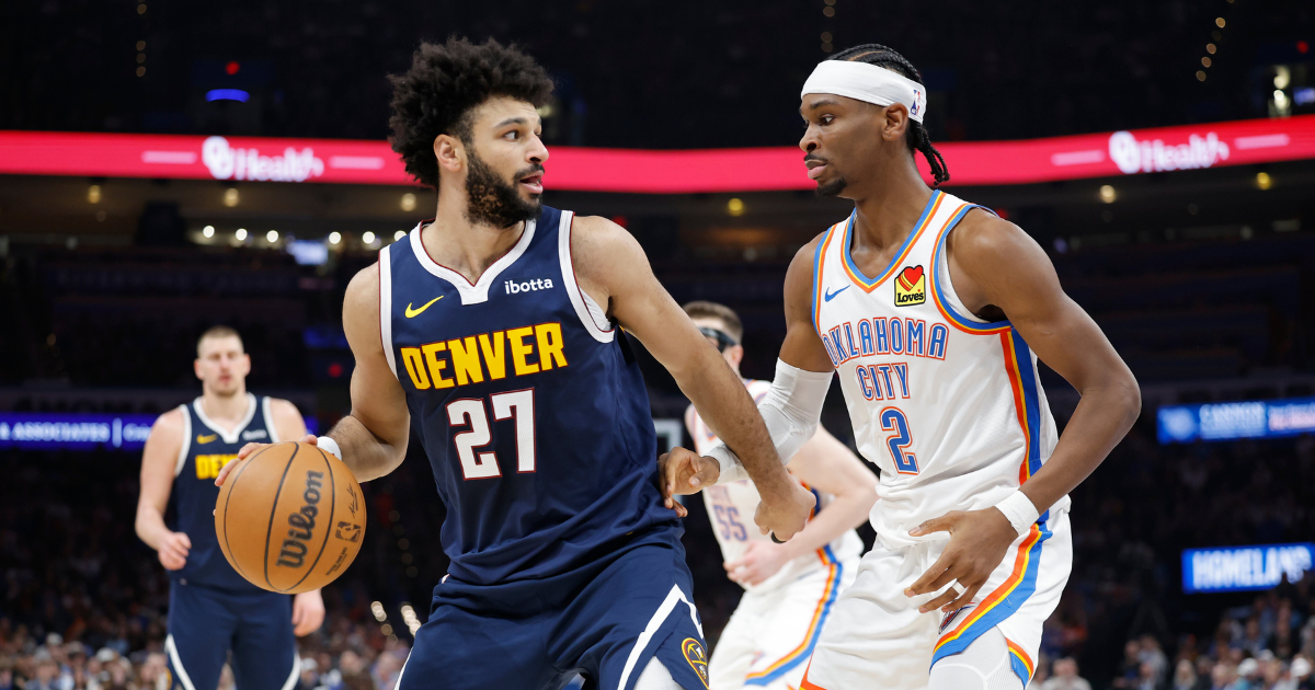 La Familia's Andrew Harrison (5) celebrates shooting the game winning point winning the quarterfinals against The Ville for TBT on Monday, July 29, 2024 at Freedom Hall in Louisville, Ky. - © Clare Grant/Courier Journal / USA TODAY NETWORK