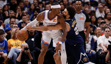 Mar 23, 2025; Milwaukee, WI, USA; Kentucky Wildcats guard Koby Brea (4) reacts after defeating the Illinois Fighting Illini in the second round of the NCAA Tournament at Fiserv Forum. Mandatory Credit: Benny Sieu-Imagn Images