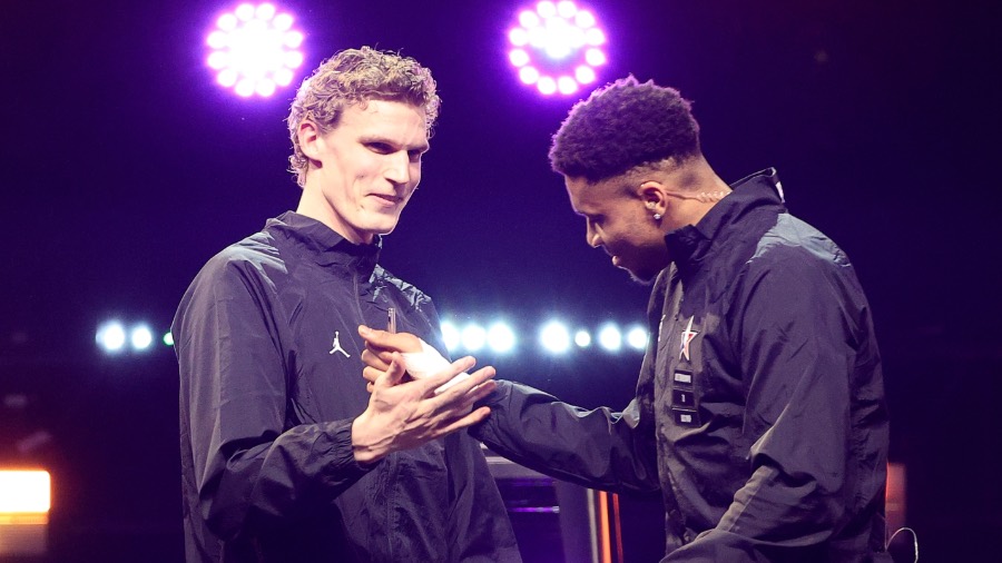 Lauri Markkanen Utah Jazz NBA All-Star Game Team Giannis...