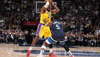 LeBron James Didn't Mind Anthony Edwards' Physicality During First Round Series