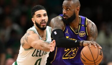 LeBron James Offers Prayers To Celtics' Jayson Tatum After Leg Injury