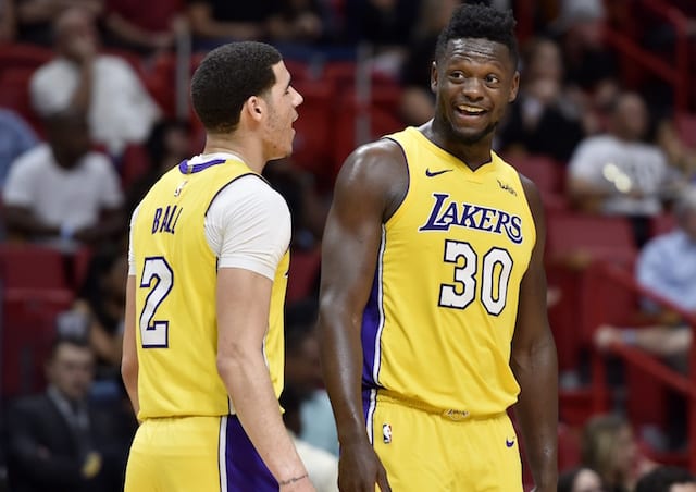 Lonzo Ball Recalls Lakers 'Disrespecting' Julius Randle With Expected Role In 2017-18 Season