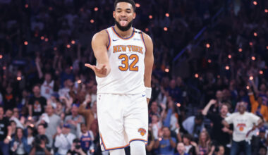 Karl-Anthony Towns and Jordyn Woods celebrate anniversary, playoffs