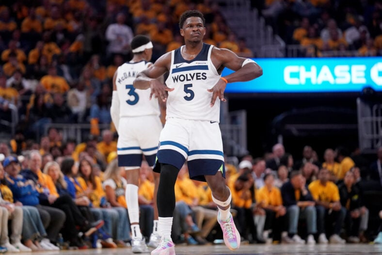 Anthony Edwards - NBA Playoffs - Minnesota Timberwolves at Golden State Warriors