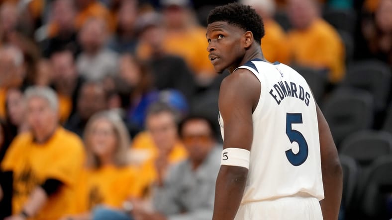 Anthony Edwards - NBA Playoffs - Minnesota Timberwolves at Golden State Warriors