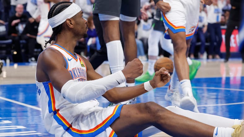 Shai Gilgeous-Alexander - NBA Playoffs - Minnesota Timberwolves at Oklahoma City Thunder