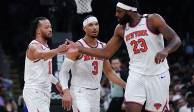 New York Knicks rise to top spot, Cleveland Cavaliers tumble