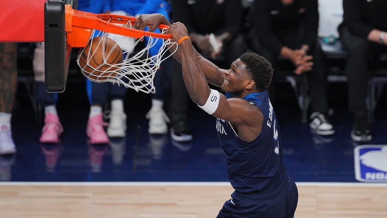 Anthony Edwards - NBA Playoffs - Oklahoma City Thunder at Minnesota Timberwolves