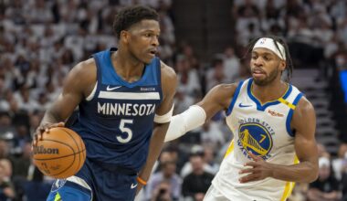 NBA Playoffs Timberwolves vs Warriors Game 5 Anthony Edwards and Co. Advance to Conference Finals for Second Straight Season