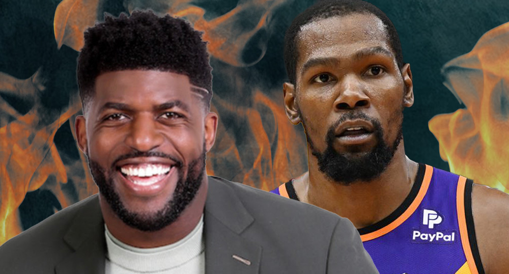 Kevin Durant calls out Emmanuel Acho’s Celtics' hot take