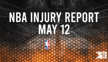 NBA Playoffs Injury Report Today: Monday, May 12