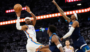 Thunder face rare test of fortitude after Wolves' recommitment to throwing 'fastball' on defense