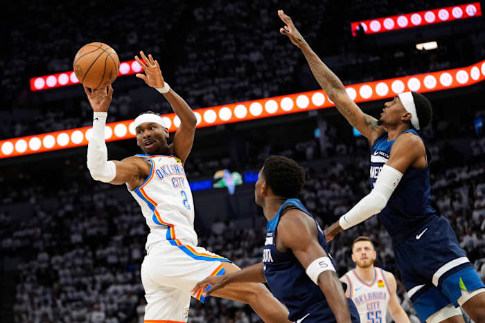 Thunder face rare test of fortitude after Wolves' recommitment to throwing 'fastball' on defense