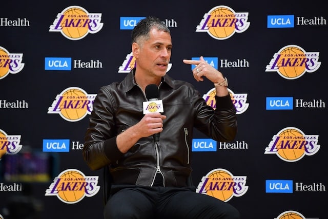 Lakers' Rob Pelinka makes bold prediction about NBA offseason