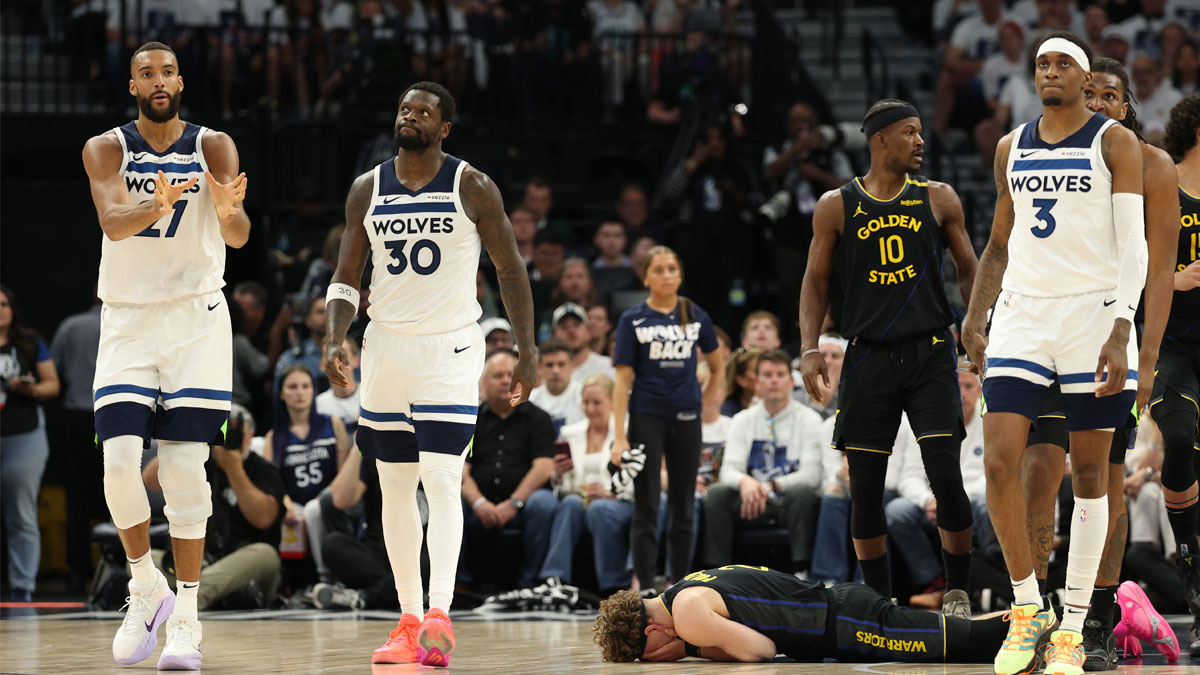 Warriors, Timberwolves go back and forth litigating Game 1 non-fouls – NBC Sports Bay Area & California