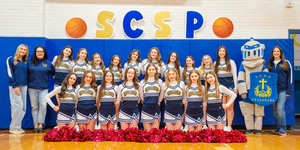 2024-2025 St. Clare/St. Paul basketball cheerleaders – Scranton Times-Tribune