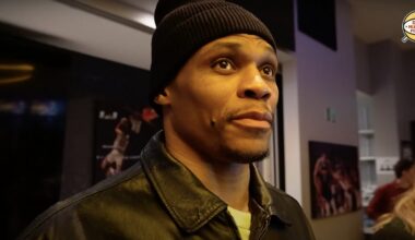 Russell Westbrook cleverly dodges question about contract