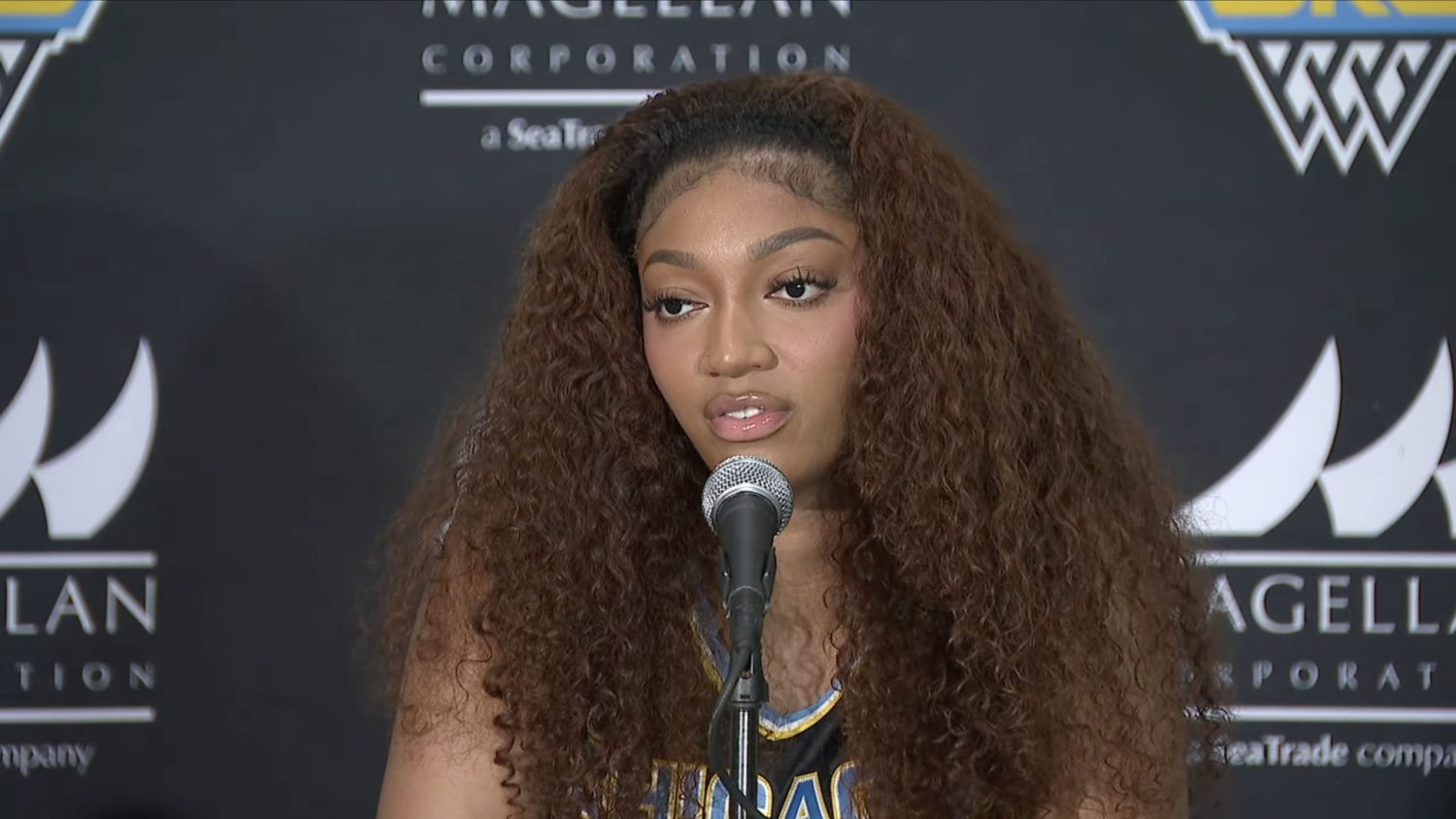 Angel Reese abruptly shuts down question on Caitlin Clark