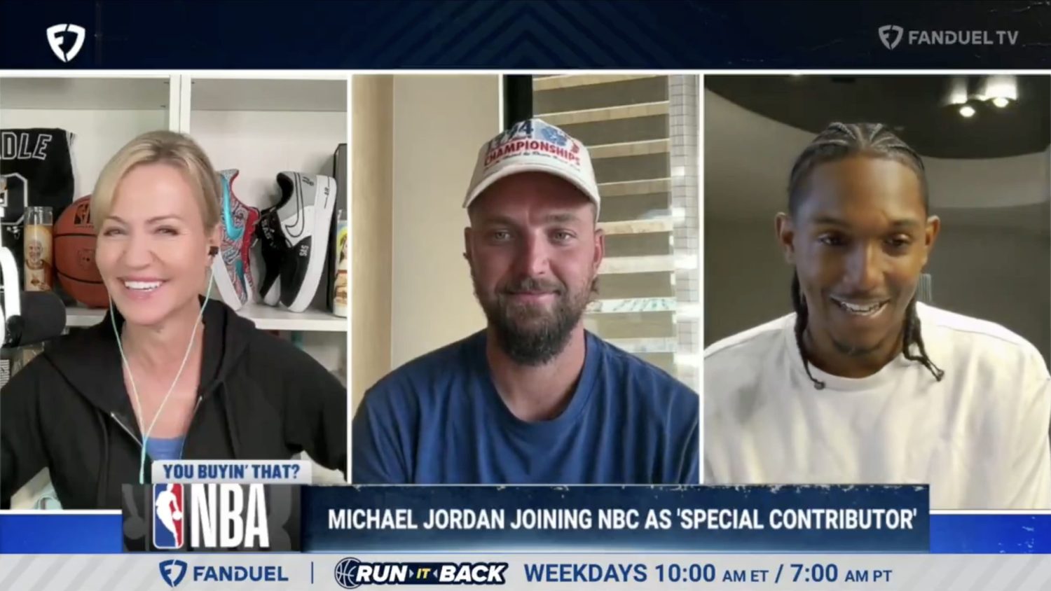 Michelle Beadle tempers Michael Jordan to NBC excitement