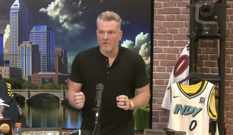 Pat McAfee is not on hand for Game 5.