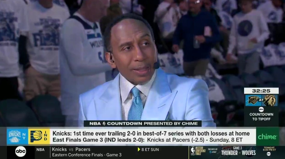 Stephen A. Smith on Knicks Game 2 loss: 'I threw up'