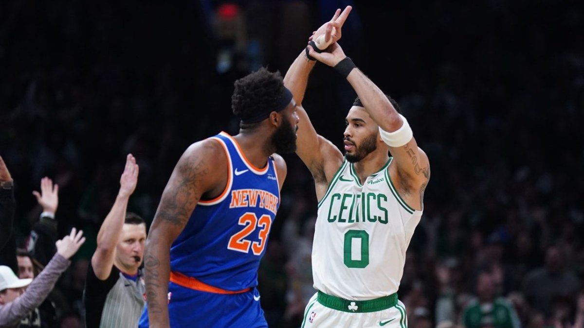Celtics leading Knicks in Game 1 at TD Garden – NBC Sports Boston