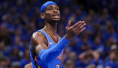 Gilgeous-Alexander, Jokic, Antetokounmpo, Tatum, Mitchell All-NBA 1st team. LeBron, 40, is 2nd team