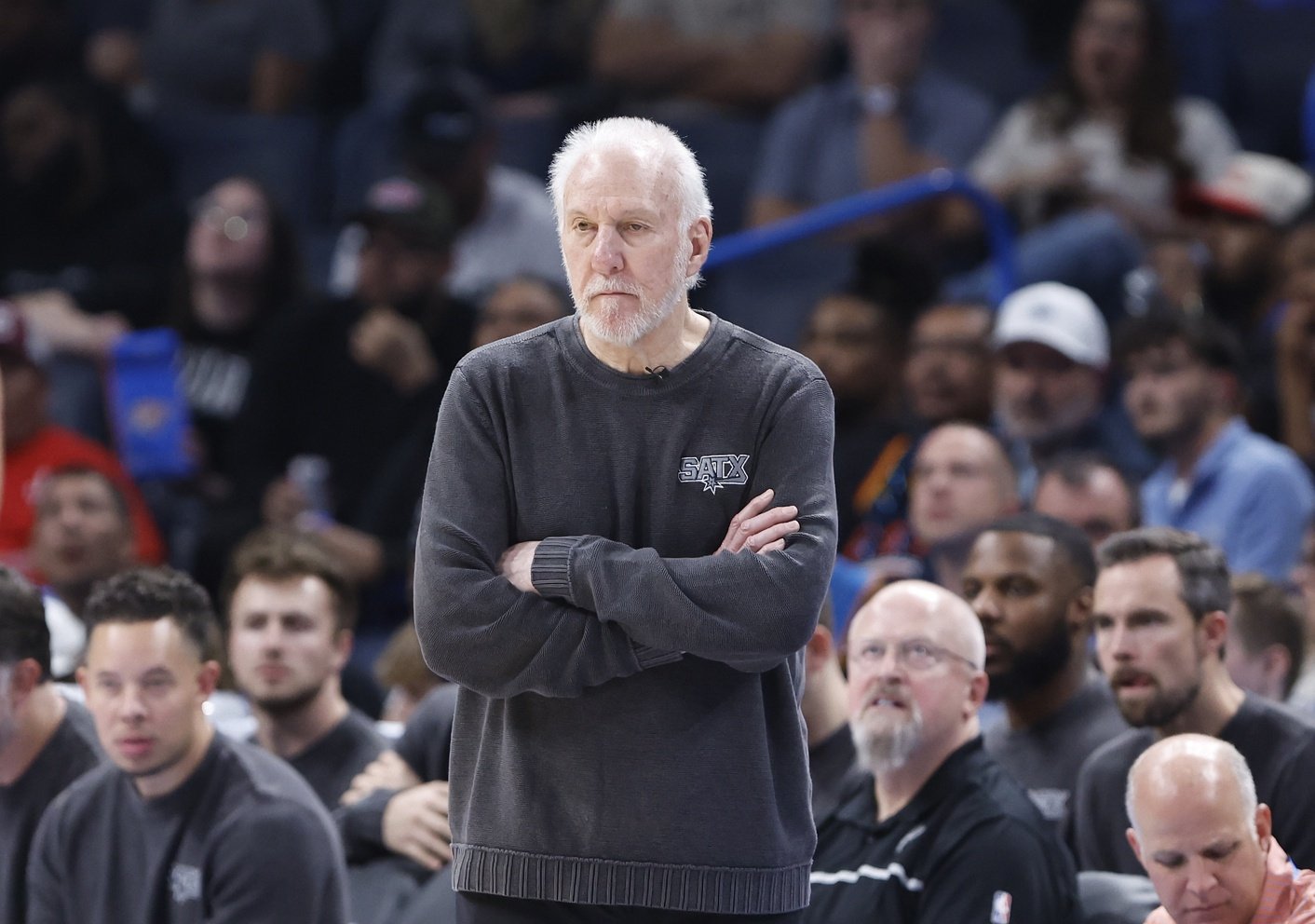 San Antonio Spurs head coach Gregg Popovich