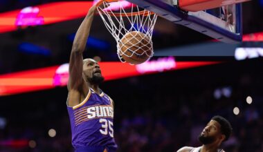 Report: 'Some teams expect' Sixers to consider using No. 3 overall pick to swap Paul George for Kevin Durant