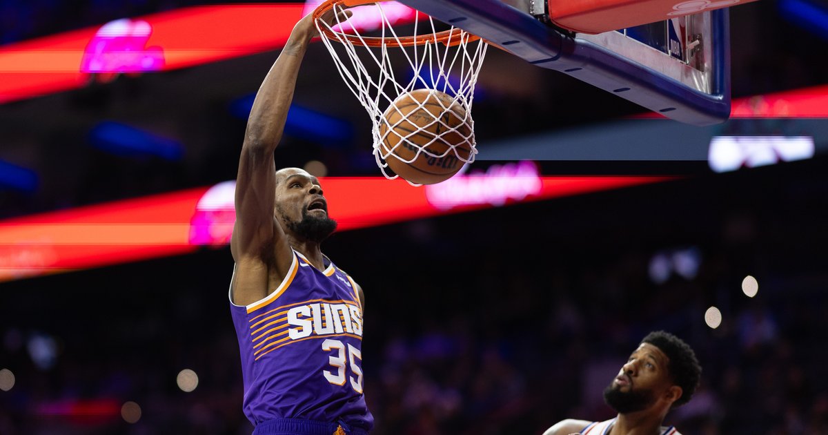 Report: 'Some teams expect' Sixers to consider using No. 3 overall pick to swap Paul George for Kevin Durant