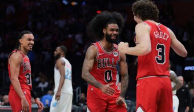 Coby White and Josh Giddey are among team award winners for the Bulls.