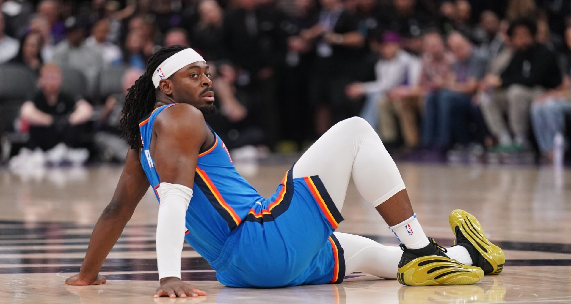 Lu Dort has struggled to shoot in the playoffs.