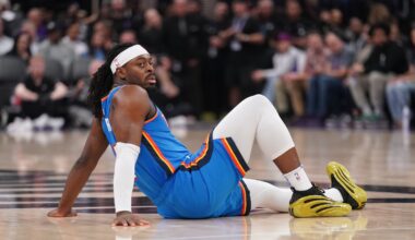 Lu Dort has struggled to shoot in the playoffs.