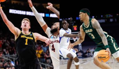 Michigan Wolverines basketball head coach Dusty May led his team to a Big Ten Tournament championship in 2025. (Photo by Trevor Ruszkowski-Imagn Images)