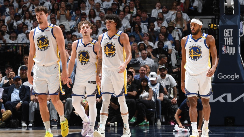 The Warriors were eliminated from the NBA playoffs by the Timberwolves