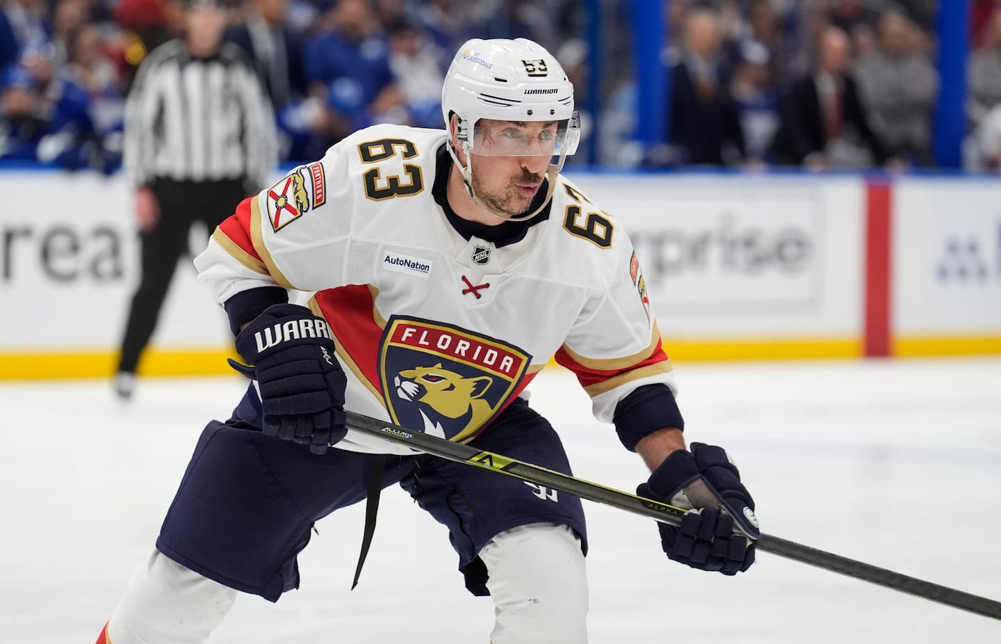 Would Brad Marchand bring the Stanley Cup back to Boston if he and the Panthers win it all next month?