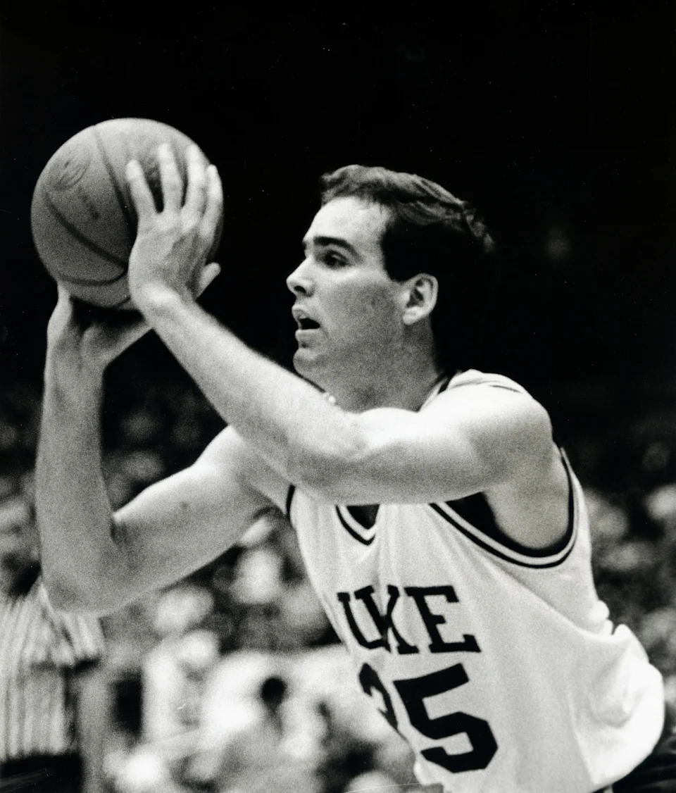 Duke Blue Devils forward Danny Ferry in action against the South Carolina State Bulldogs.