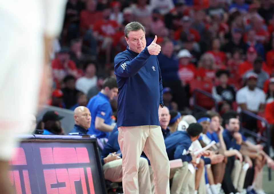 Kansas Jayhawks head coach Bill Self.Troy Taormina-Imagn Images
