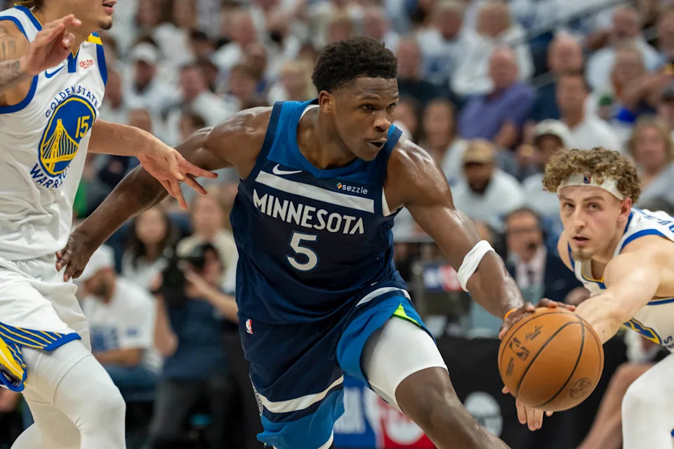 Minnesota Timberwolves star Anthony EdwardsCredit&colon; Jesse Johnson-Imagn Images