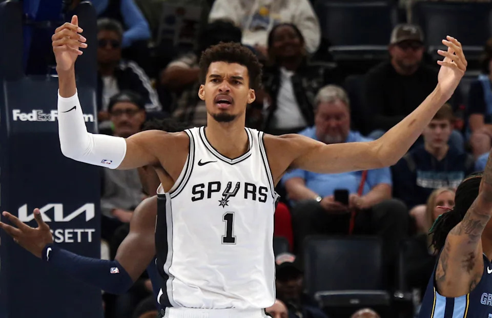 San Antonio Spurs star Victor WembanyamaPetre Thomas-Imagn Images