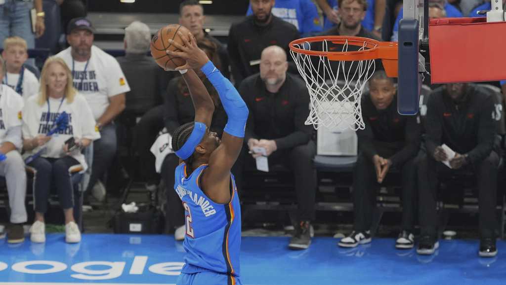 Shai Gilgeous-Alexander scores 34 as Thunder top Timberwolves 124-94 to advance to NBA Finals