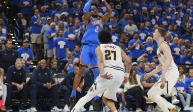 Nikola Jokic's ankle injury may not stop him against Minnesota Timberwolves ; Oklahoma City Thunder rout Denver Nuggets