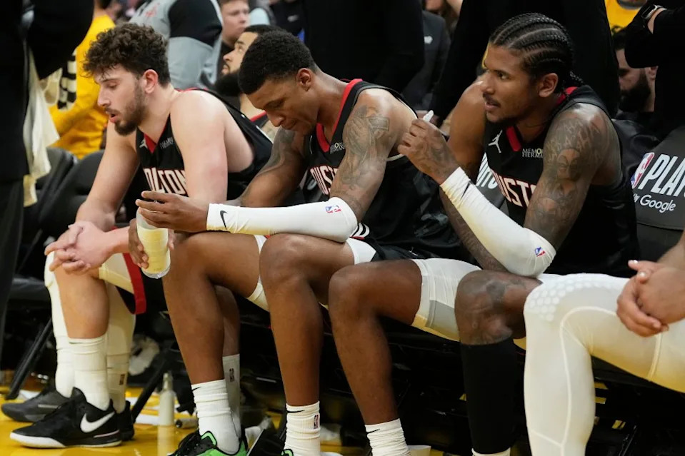 Alperen Sengun, Jabari Smith and Jalen Green (left-right) were all drafted in the past four seasons. AP