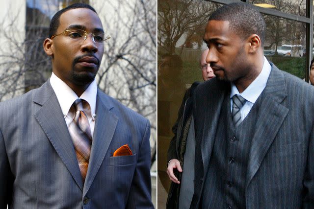 AP Photo/Jose Luis Magana (2) Washington Wizards' guard Javaris Crittenton leaves D.C. Superior Court on January 25, 2010 in Washington D.C ; Washington Wizards' Gilbert Arenas arrives at D.C Superior Court on January 15, 2010 in Washington, D.C.