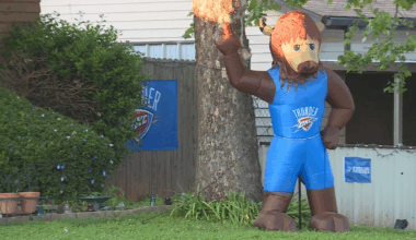 Thunder support on full display at Oklahoma City metro home