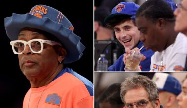 Timothée Chalamet, Spike Lee & More Stars Attend Knicks vs Celtics Playoff Game