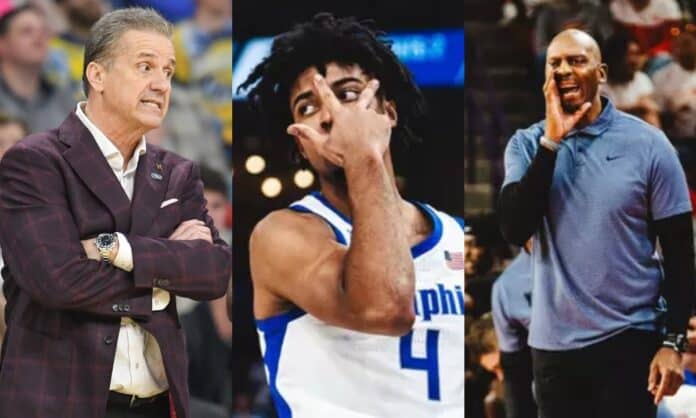 John Calipari, PJ Haggerty, Penny Hardaway