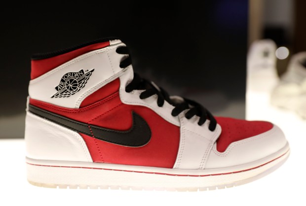Air Jordan shoes seen in 2020. (Abel Uribe/Chicago Tribune)