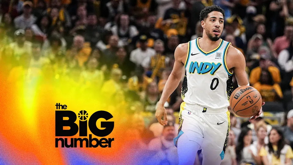 Cleveland Cavaliers v Indiana Pacers - Game Four
INDIANAPOLIS, INDIANA - MAY 11: Tyrese Haliburton #0 of the Indiana Pacers dribbles the ball in the first quarter against the Cleveland Cavaliers during Game Four of the Eastern Conference Semifinals at Gainbridge Fieldhouse on May 11, 2025 in Indianapolis, Indiana. NOTE TO USER: User expressly acknowledges and agrees that, by downloading and or using this photograph, User is consenting to the terms and conditions of the Getty Images License Agreement. (Photo by Dylan Buell/Getty Images)