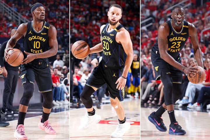 Jimmy Butler III, Steph Curry, Draymond Green